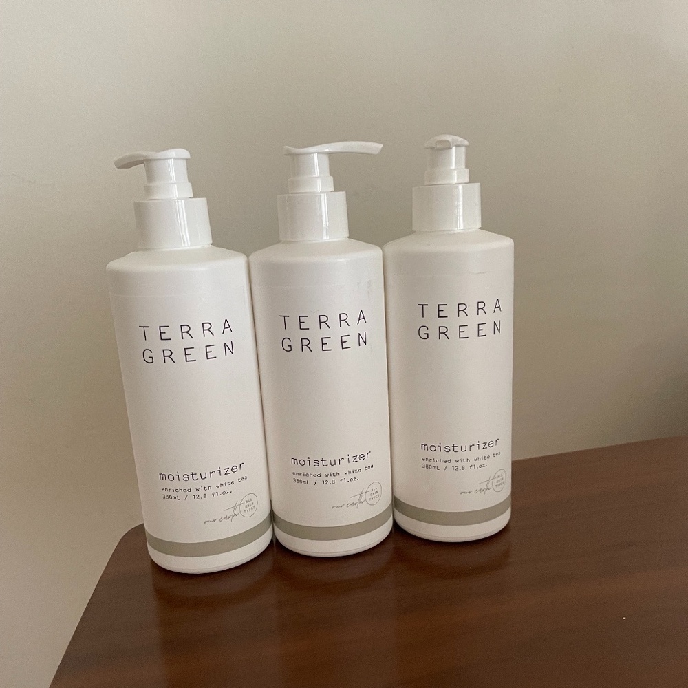 New Terra Green Moisturizer 12.8 Fl. oz. Bundle of 3